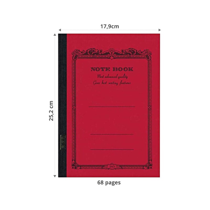 Apica CD15RN B5 CD Notebook, Red - Image 5